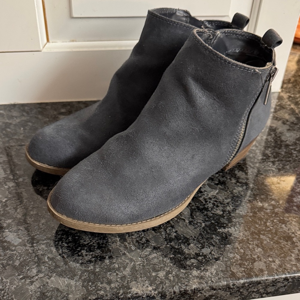 Carlos by Carlos Santana Suede Ankle Booties with Side Zip